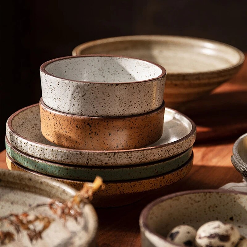 Japanese Style Ceramic Stoneware Bowl