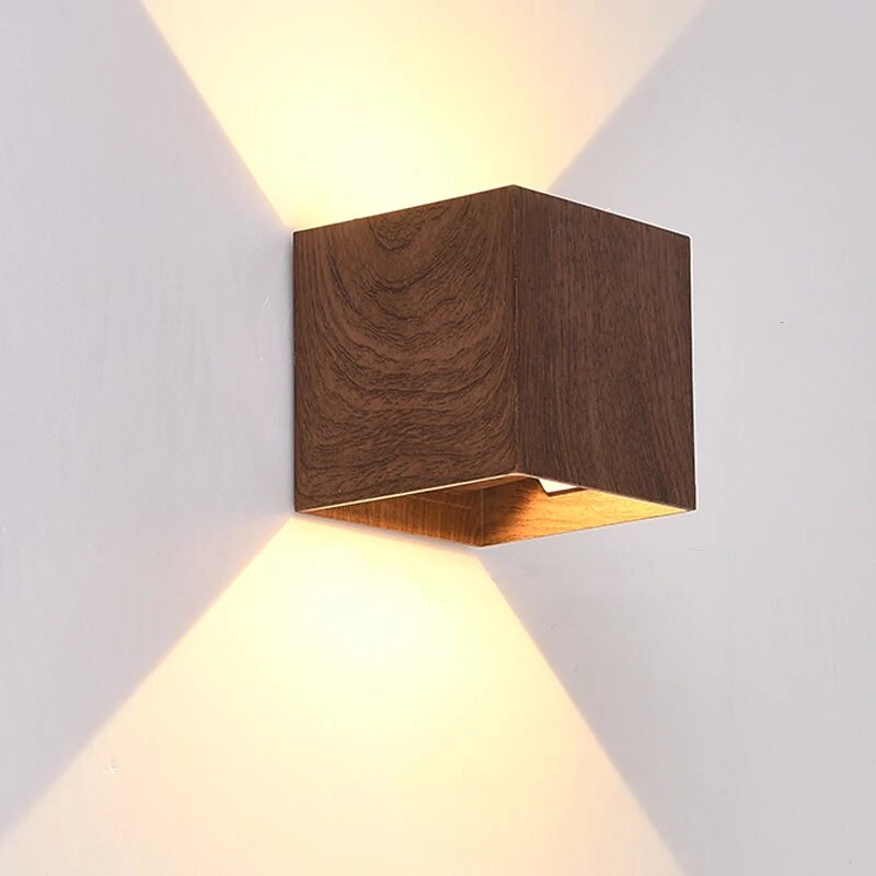 Wabi Sabi Walnut LED Up/Down Wall Light