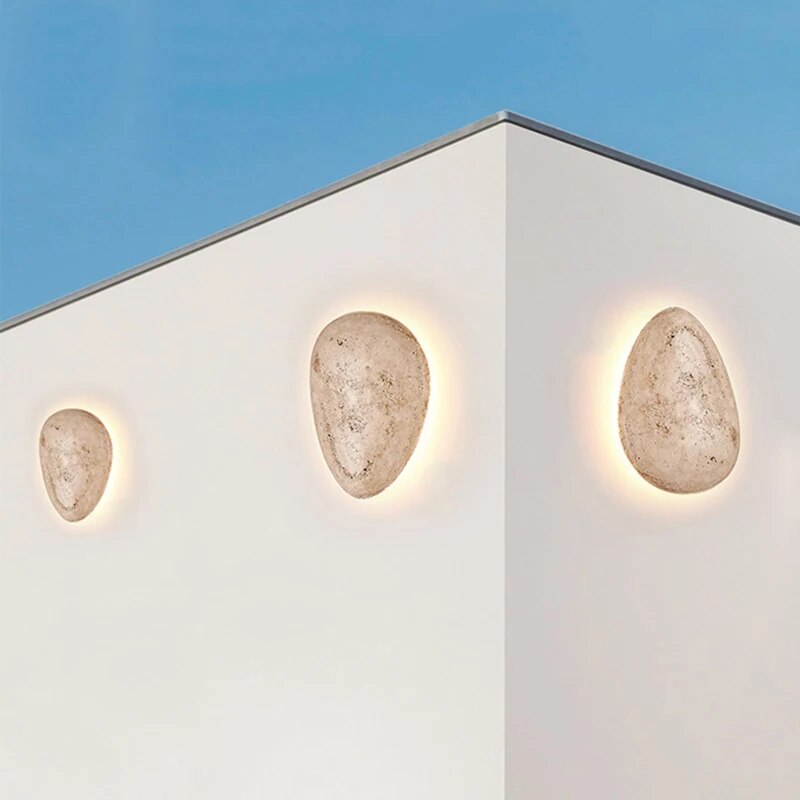 Natural Yellow Stone IP65 Waterproof LED wall Lamp