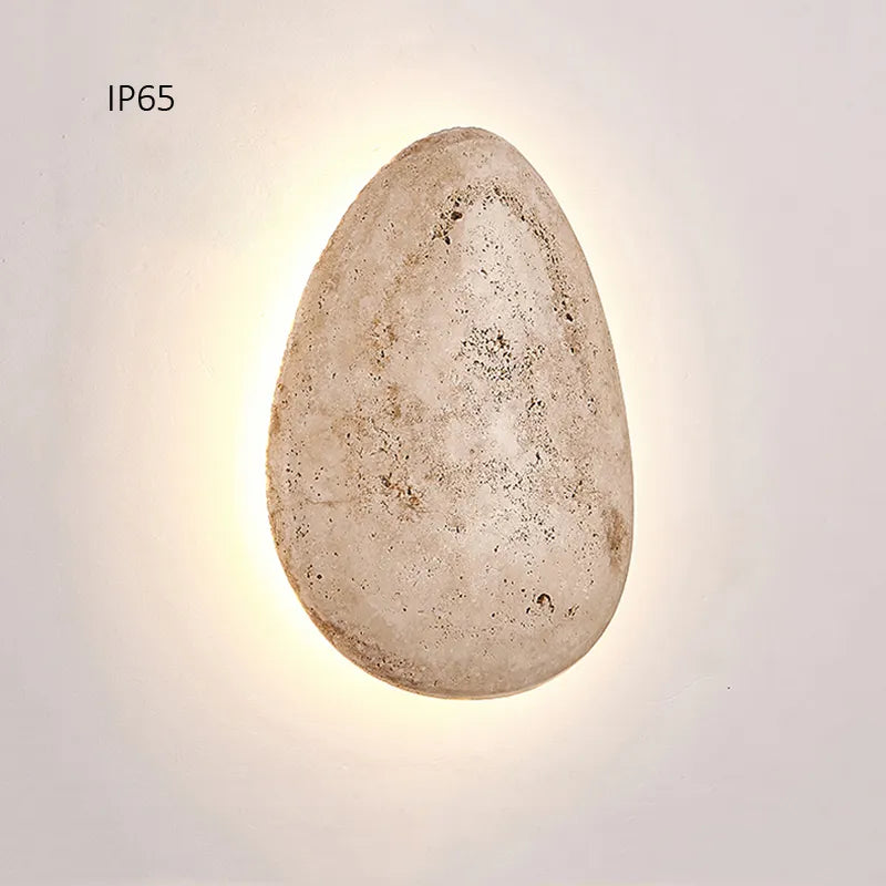 Natural Yellow Stone IP65 Waterproof LED wall Lamp