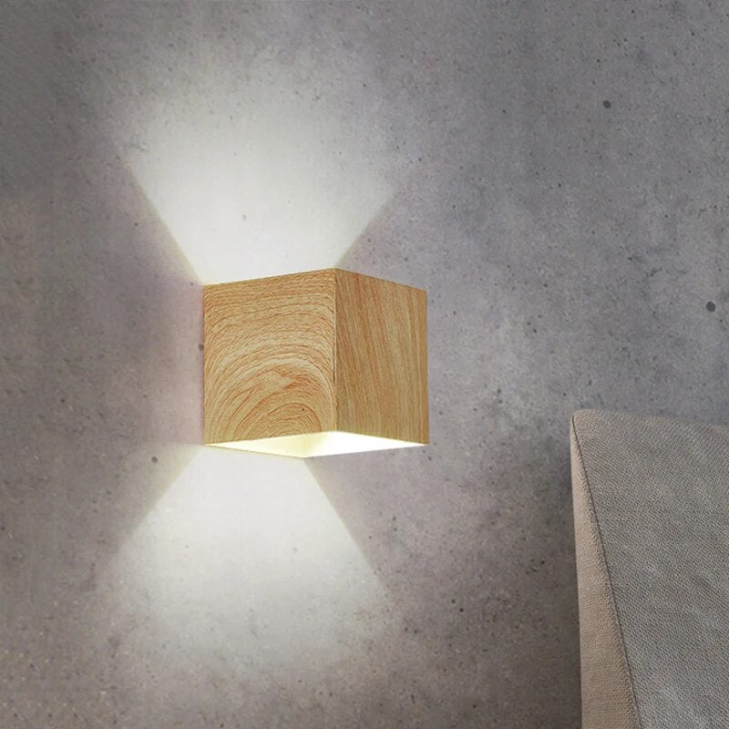 Wabi Sabi Walnut LED Up/Down Wall Light