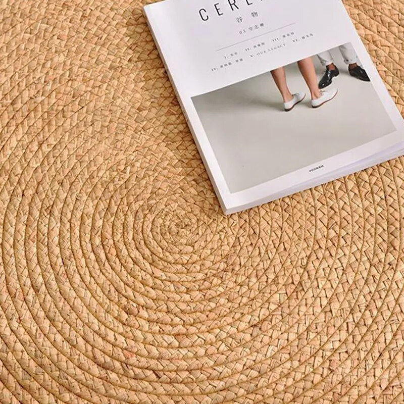 Round Jute Carpet Rug