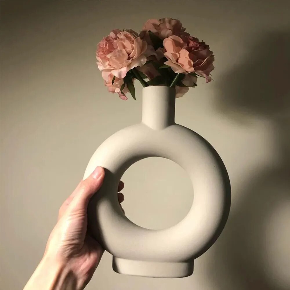 Nordic Ceramic Flower Arrangement Vase