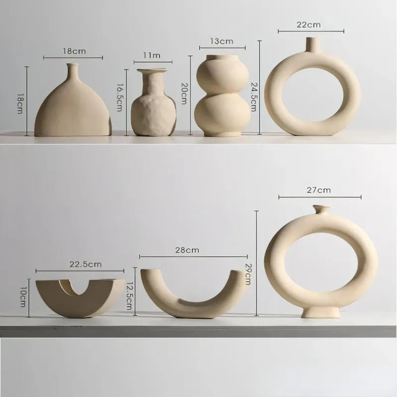 Nordic Simple Ceramic Vase