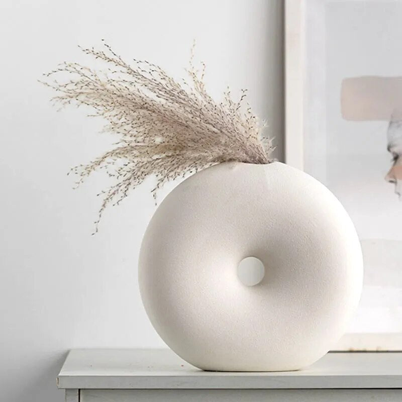 Ceramic Donut Vase