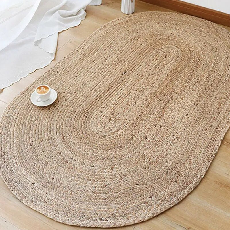 Round Jute Carpet Rug