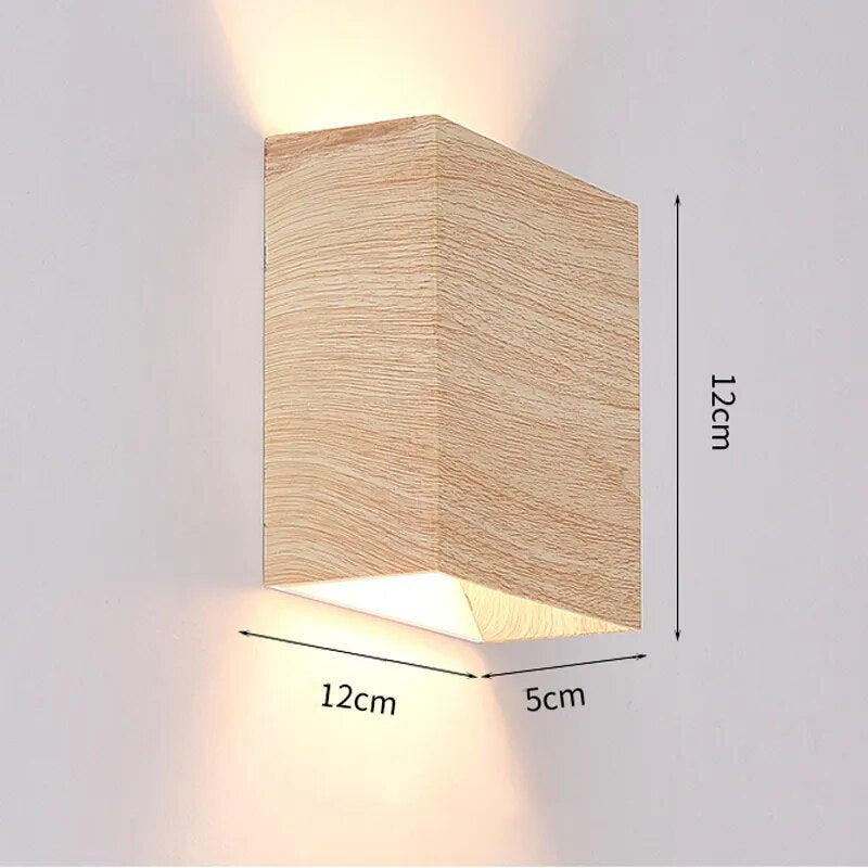 Wabi Sabi Walnut LED Up/Down Wall Light