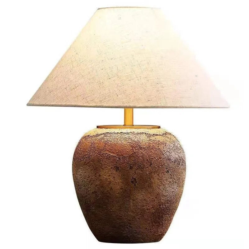 Table Lamps LED Creative Retro Ceramic Pot