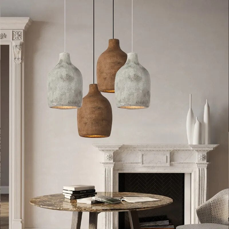 Nordic Wabi-sabi Wind LED Pendant Light