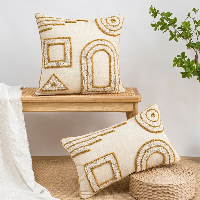 Soft Velvet Cotton Canvas Pillow Cases