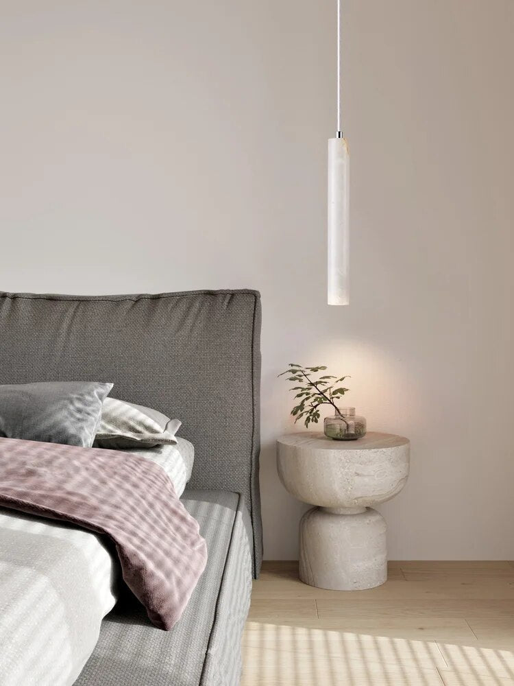 Retro Modern G9 LED Wood Tube Ceiling Pendant Lamp