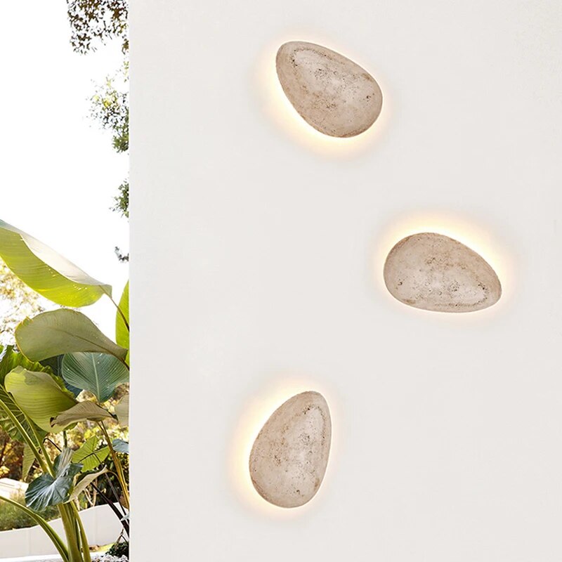 Natural Yellow Stone IP65 Waterproof LED wall Lamp